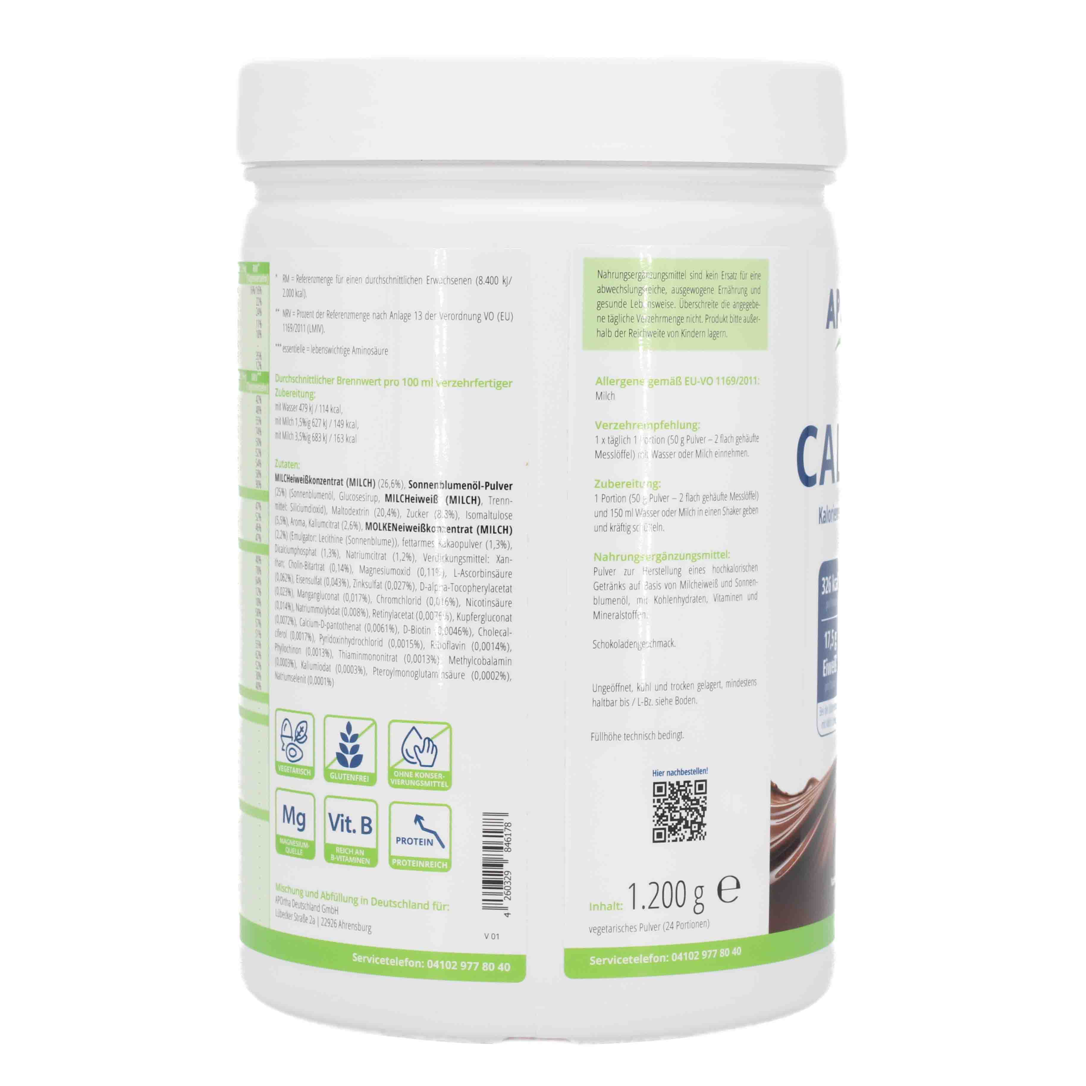 APORTHA Calorin Kalorien Nährstoffdrink Schoko Plv