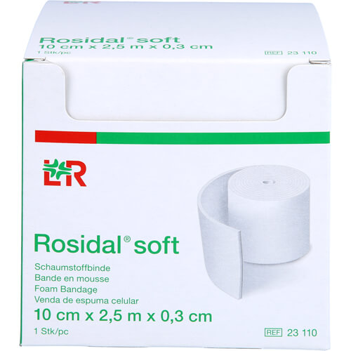 ROSIDAL Soft Binde 10x0,3 cmx2,5 m