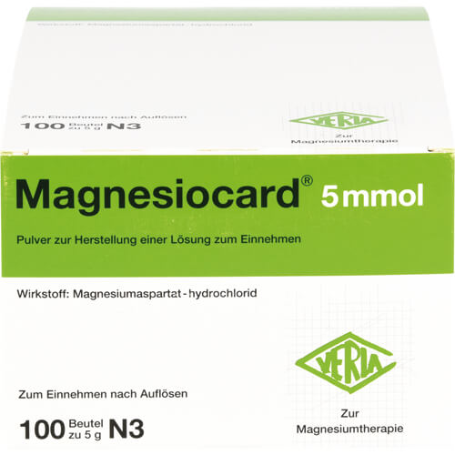 MAGNESIOCARD 5 mmol Plv.z.Her.e.Lsg.z.Einnehmen