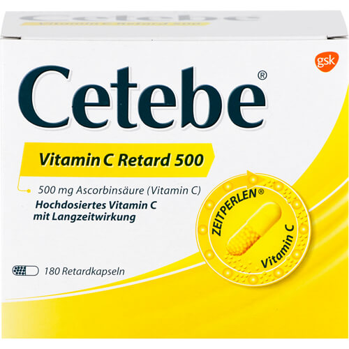 CETEBE Vitamin C Retardkapseln 500 mg