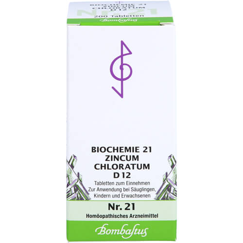 BIOCHEMIE 21 Zincum chloratum D 12 Tabletten