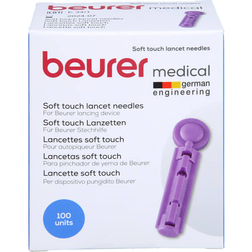 BEURER Lanzetten soft touch 33 G f.Blutzuck.Messg.