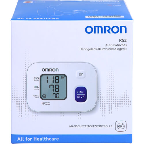 OMRON RS2 Handgelenk Blutdruckmessgerät HEM-6161-D
