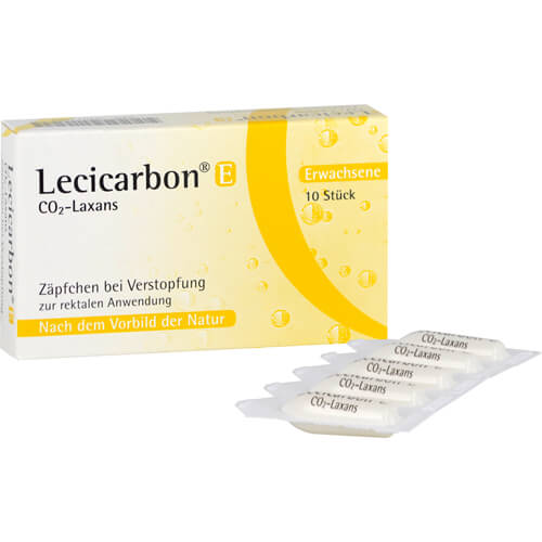 LECICARBON E CO2 Laxans Erwachsenensuppositorien