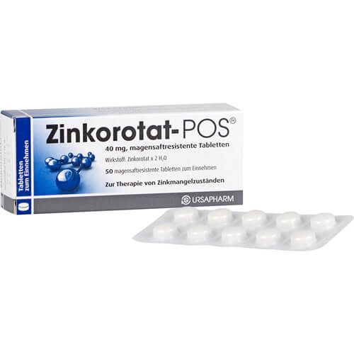 ZINKOROTAT POS magensaftresistente Tabletten