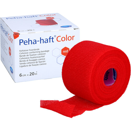 PEHA-HAFT Color Fixierb.latexfrei 6 cmx20 m rot