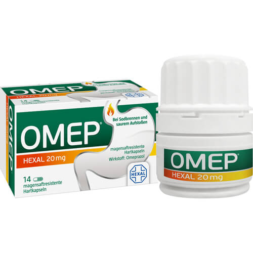 OMEP HEXAL 20 mg magensaftresistente Hartkapseln