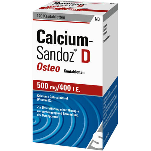 CALCIUM SANDOZ D Osteo 500 mg/400 I.E. Kautabl.