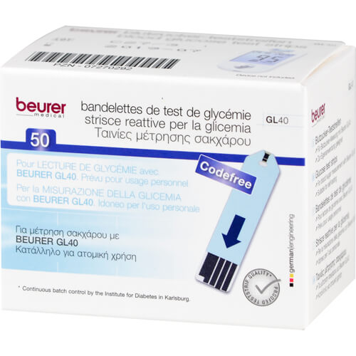 BEURER GL40 Blutzuckerteststreifen