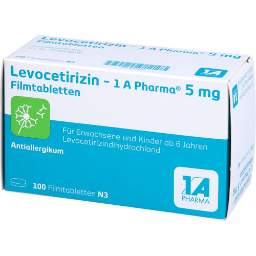 LEVOCETIRIZIN-1A Pharma 5 mg Filmtabletten