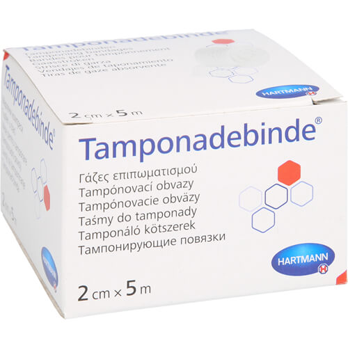 TAMPONADEBINDE 2 cmx5 m steril Hartmann