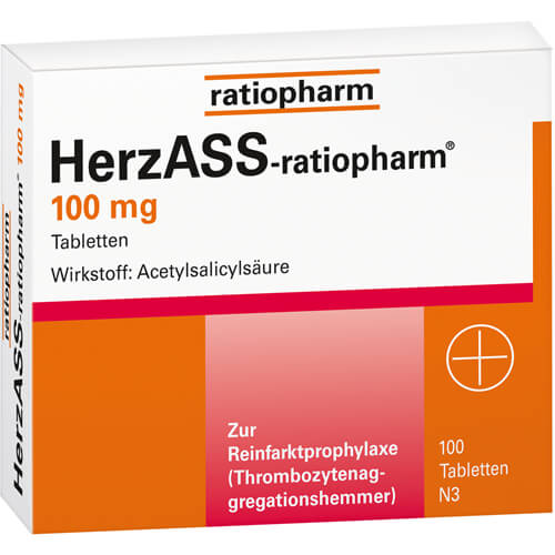 HERZASS-ratiopharm 100 mg Tabletten