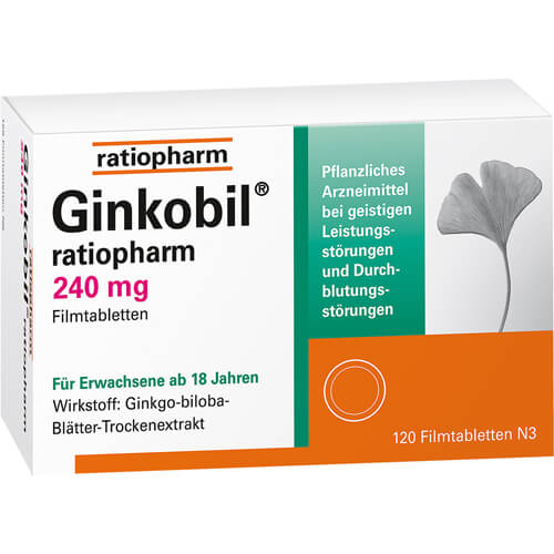 GINKOBIL-ratiopharm 240 mg Filmtabletten