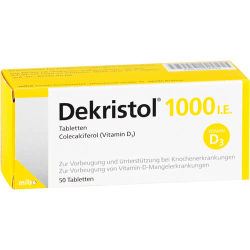 DEKRISTOL 1.000 I.E. Tabletten