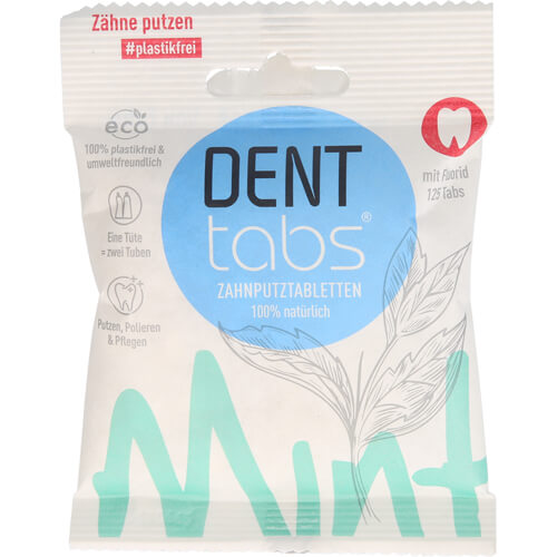 DENTTABS Zahnputztabletten stevia-mint m.Fluorid