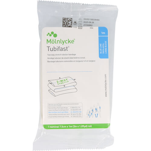 TUBIFAST 2-Way Stretch 7,5 cmx1 m blau